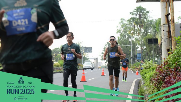 Race photo from Mangkunegaran Run 2025
