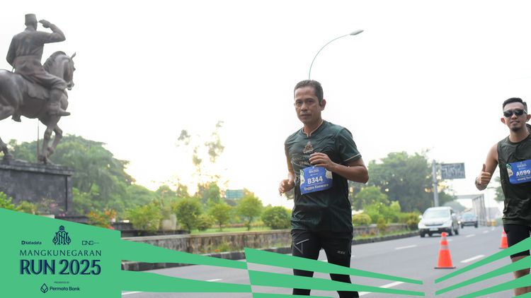 Race photo from Mangkunegaran Run 2025