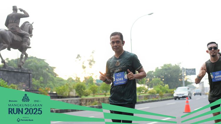 Race photo from Mangkunegaran Run 2025