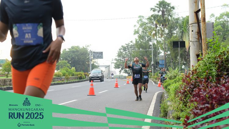 Race photo from Mangkunegaran Run 2025