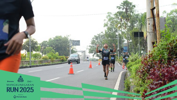 Race photo from Mangkunegaran Run 2025