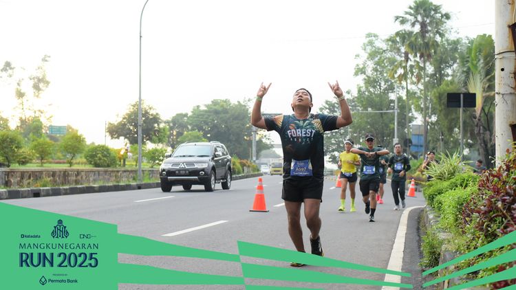 Race photo from Mangkunegaran Run 2025