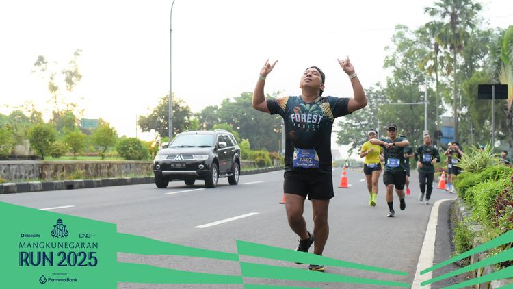 Race photo from Mangkunegaran Run 2025