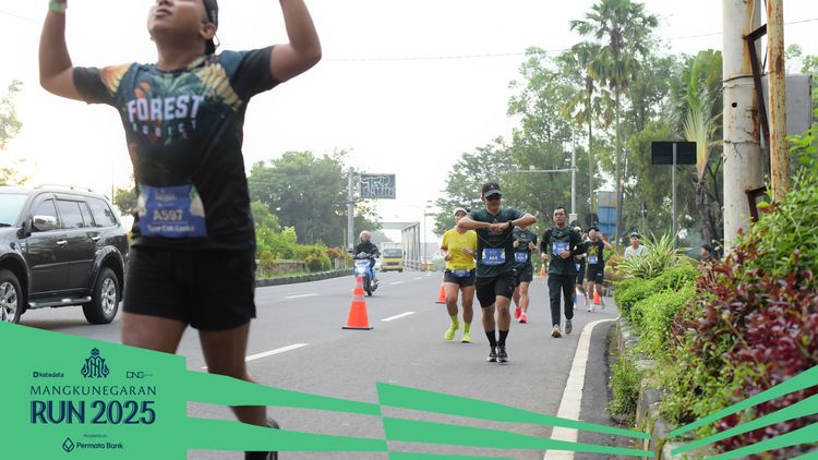 Race photo from Mangkunegaran Run 2025