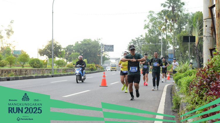 Race photo from Mangkunegaran Run 2025