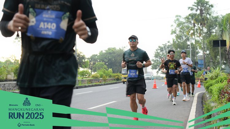 Race photo from Mangkunegaran Run 2025