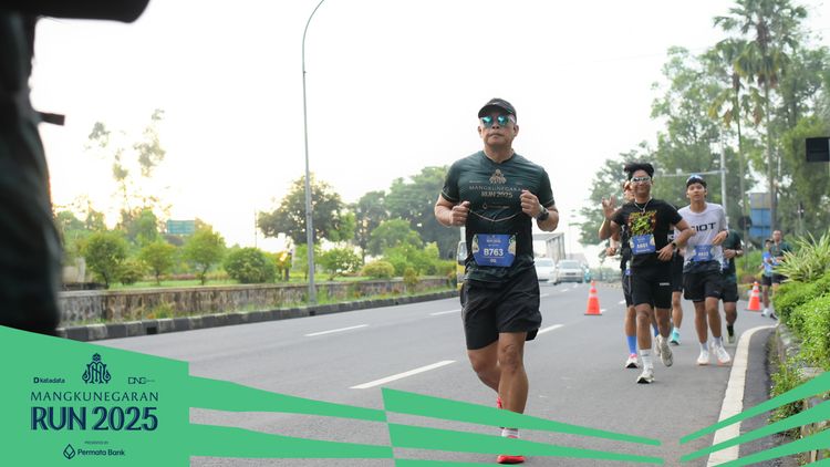 Race photo from Mangkunegaran Run 2025