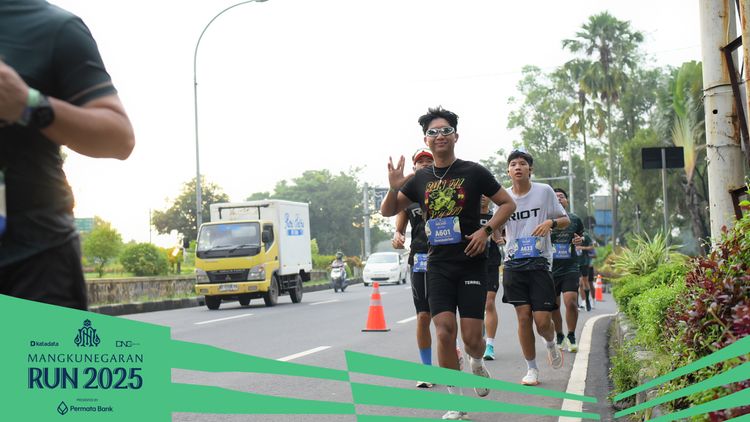 Race photo from Mangkunegaran Run 2025
