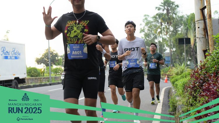 Race photo from Mangkunegaran Run 2025