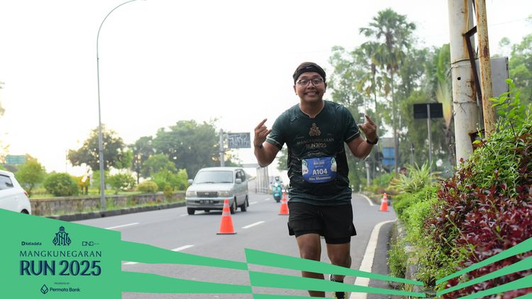 Race photo from Mangkunegaran Run 2025