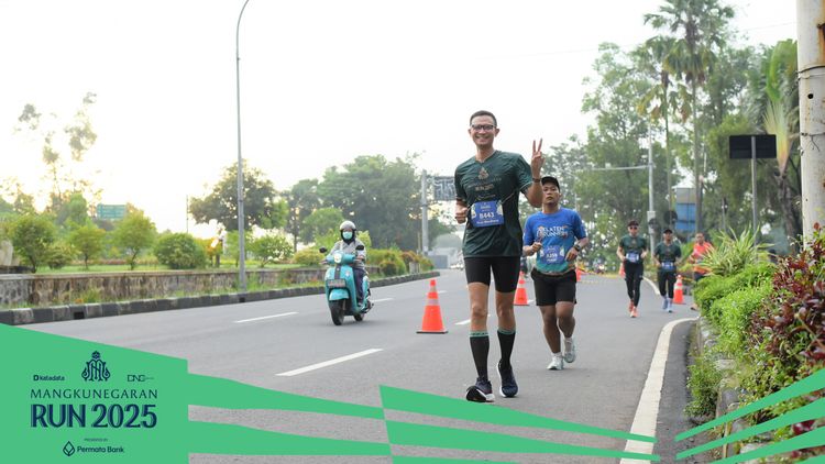 Race photo from Mangkunegaran Run 2025