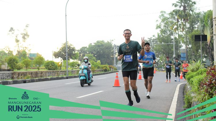 Race photo from Mangkunegaran Run 2025