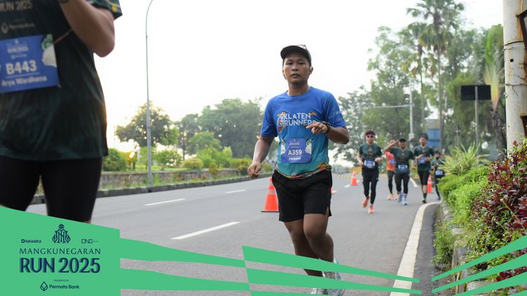 Race photo from Mangkunegaran Run 2025