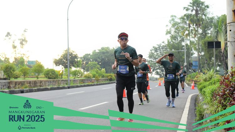 Race photo from Mangkunegaran Run 2025