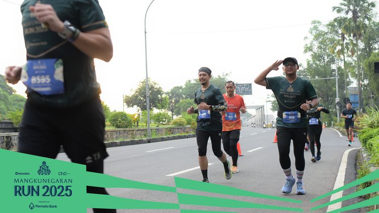 Race photo from Mangkunegaran Run 2025