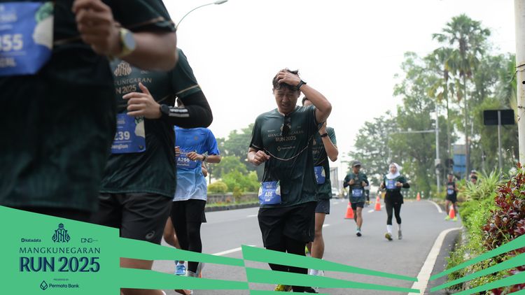 Race photo from Mangkunegaran Run 2025