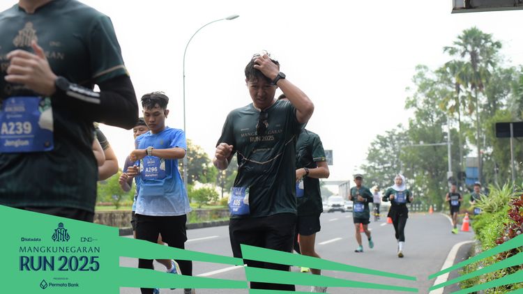 Race photo from Mangkunegaran Run 2025