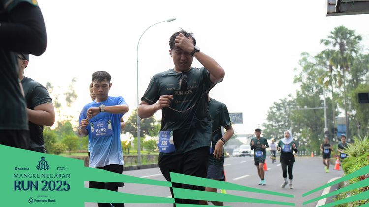 Race photo from Mangkunegaran Run 2025