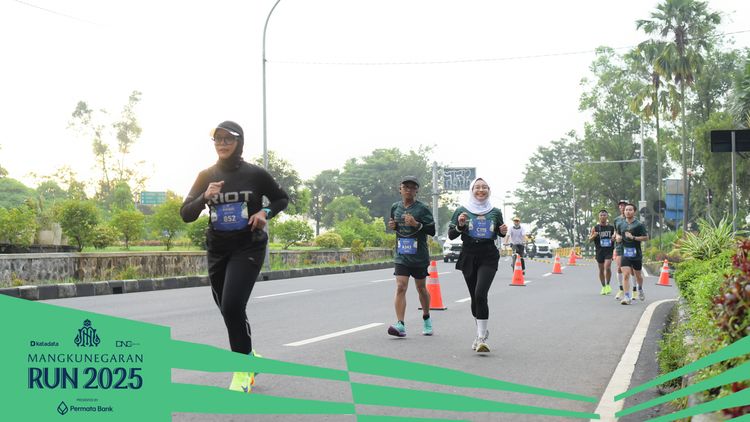 Race photo from Mangkunegaran Run 2025