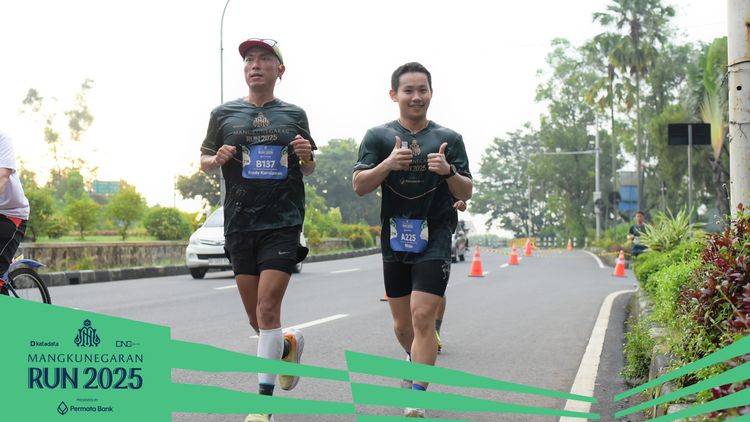 Race photo from Mangkunegaran Run 2025