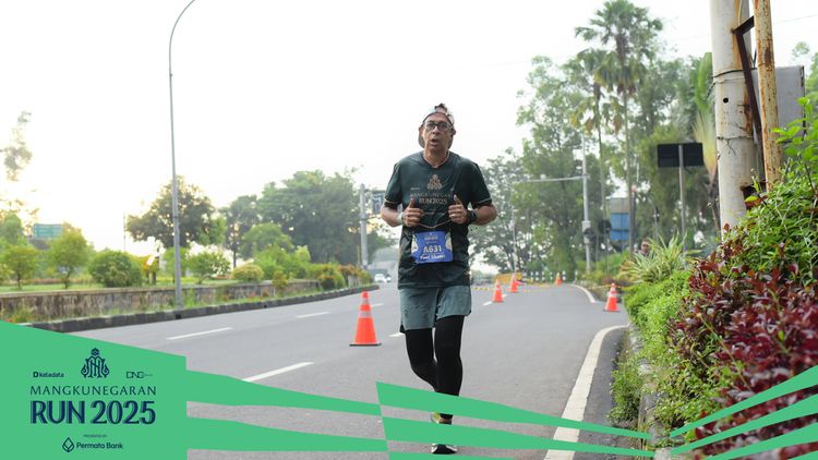 Race photo from Mangkunegaran Run 2025