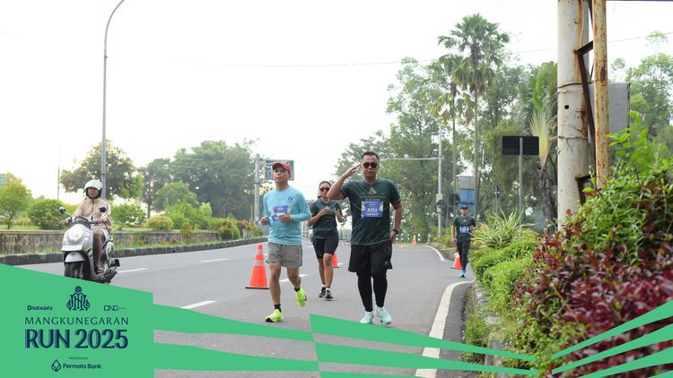 Race photo from Mangkunegaran Run 2025
