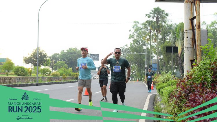 Race photo from Mangkunegaran Run 2025