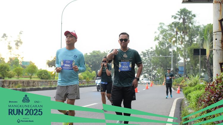 Race photo from Mangkunegaran Run 2025