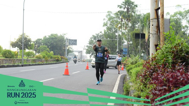 Race photo from Mangkunegaran Run 2025