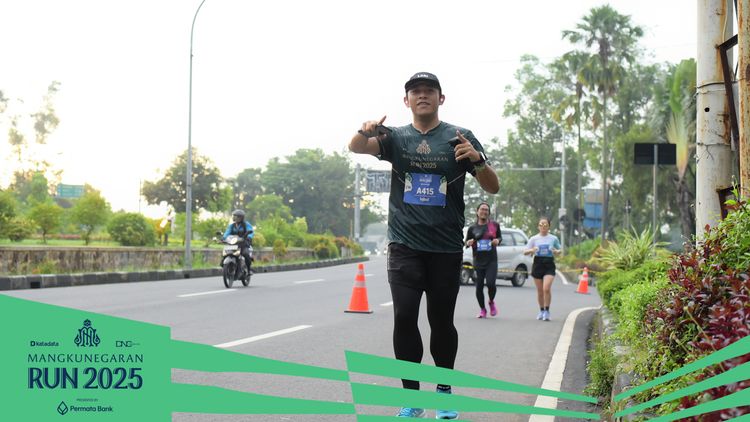 Race photo from Mangkunegaran Run 2025