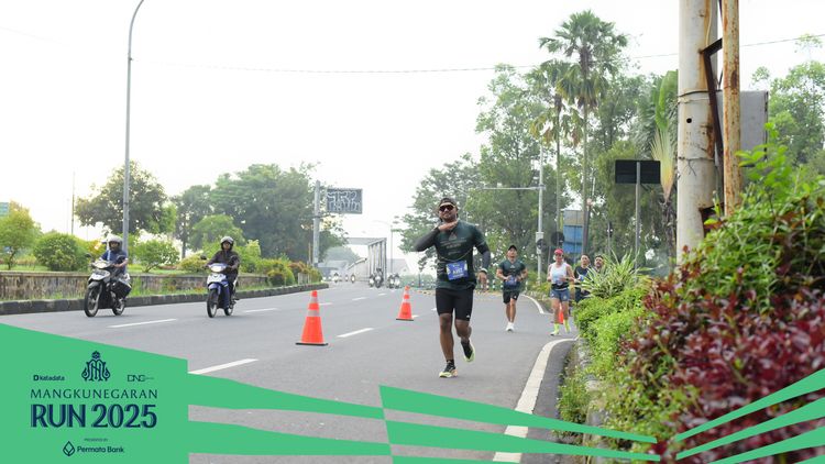 Race photo from Mangkunegaran Run 2025