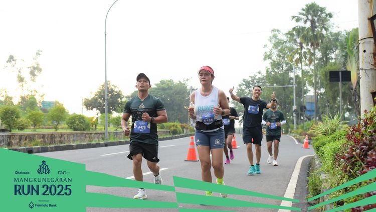 Race photo from Mangkunegaran Run 2025