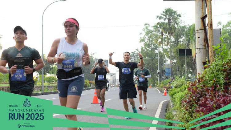 Race photo from Mangkunegaran Run 2025