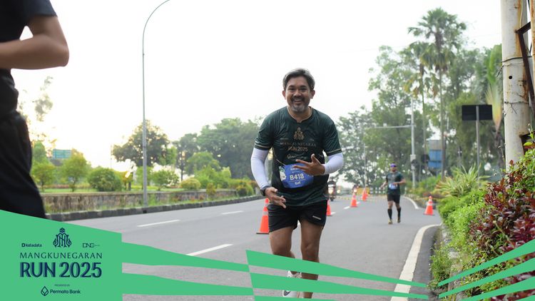 Race photo from Mangkunegaran Run 2025