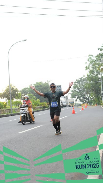 Race photo from Mangkunegaran Run 2025
