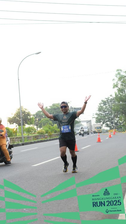 Race photo from Mangkunegaran Run 2025