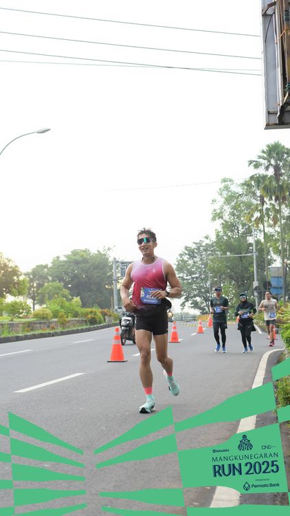 Race photo from Mangkunegaran Run 2025