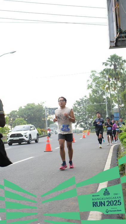 Race photo from Mangkunegaran Run 2025