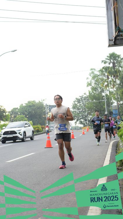 Race photo from Mangkunegaran Run 2025