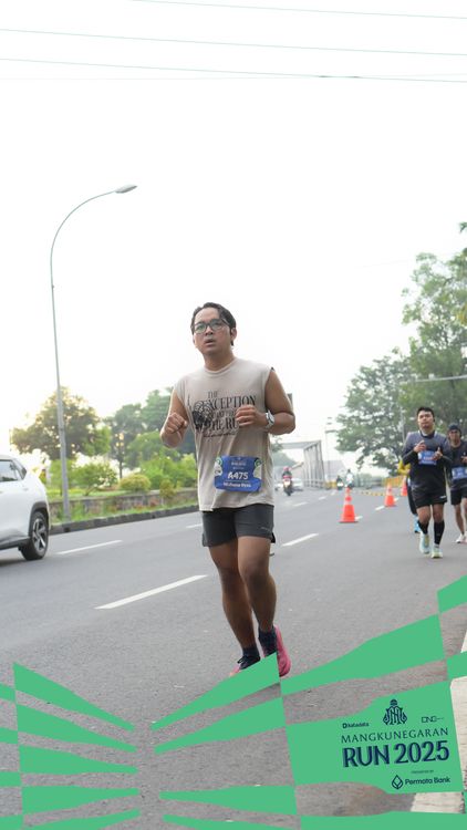 Race photo from Mangkunegaran Run 2025