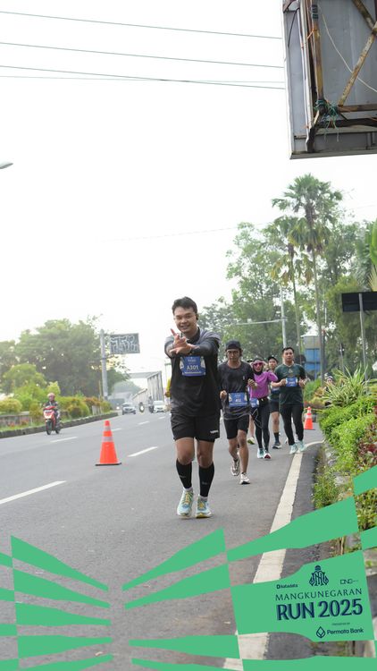 Race photo from Mangkunegaran Run 2025