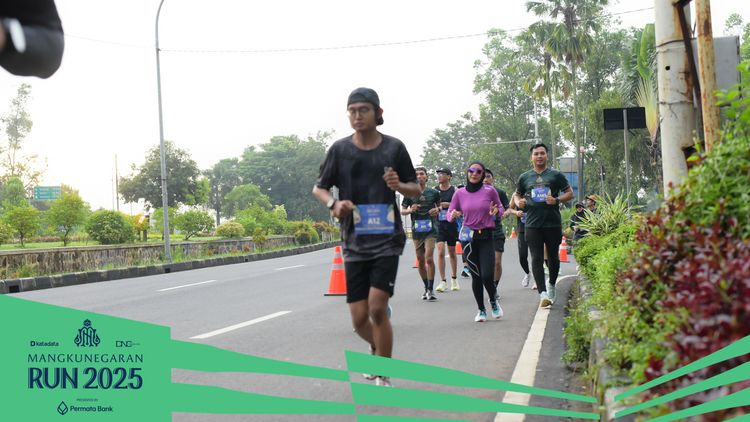 Race photo from Mangkunegaran Run 2025