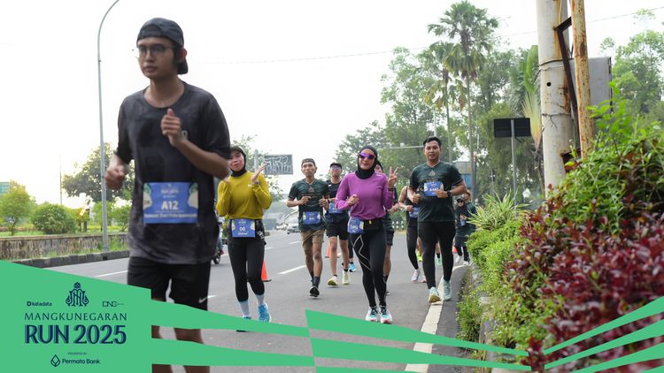 Race photo from Mangkunegaran Run 2025