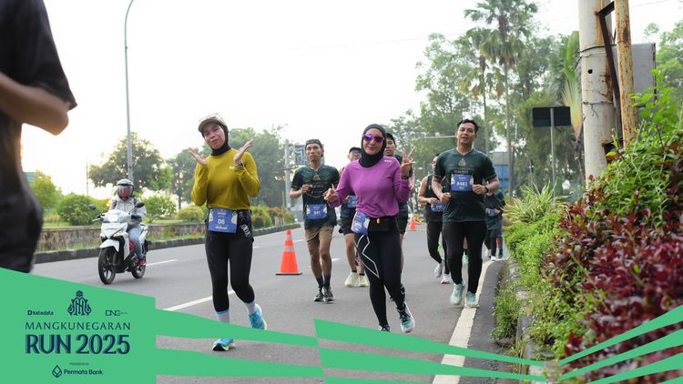 Race photo from Mangkunegaran Run 2025