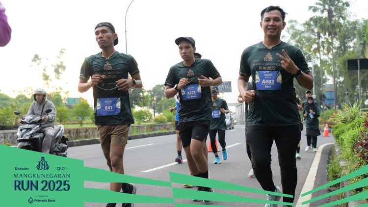 Race photo from Mangkunegaran Run 2025