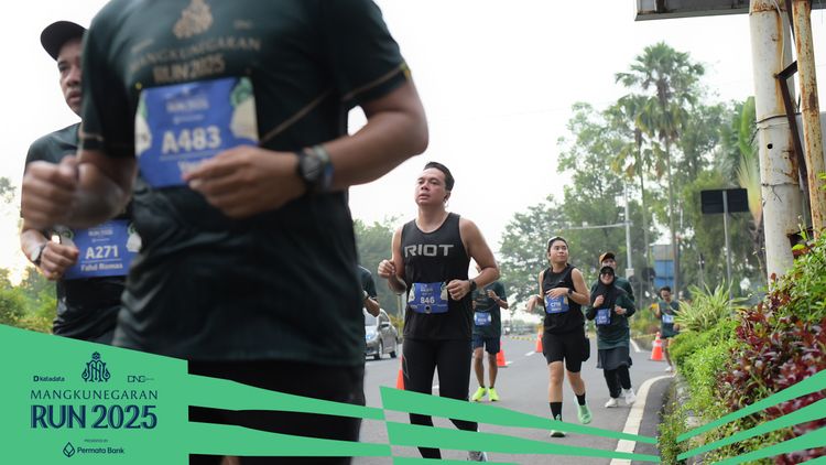 Race photo from Mangkunegaran Run 2025