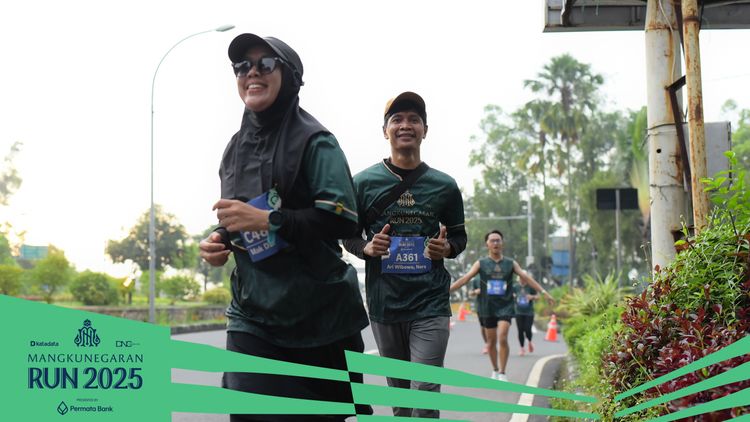 Race photo from Mangkunegaran Run 2025