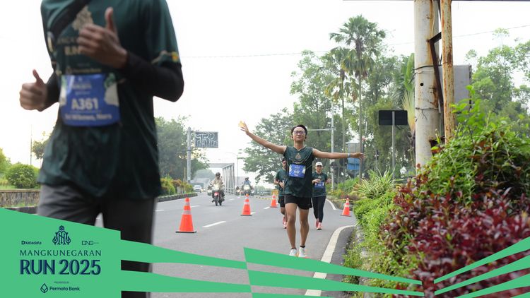 Race photo from Mangkunegaran Run 2025