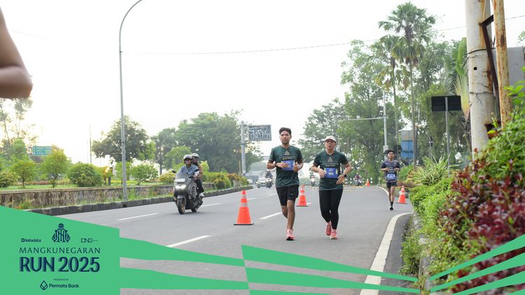 Race photo from Mangkunegaran Run 2025