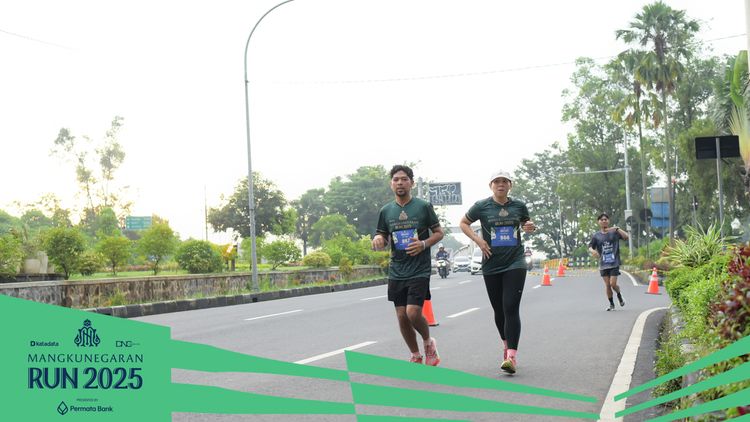 Race photo from Mangkunegaran Run 2025